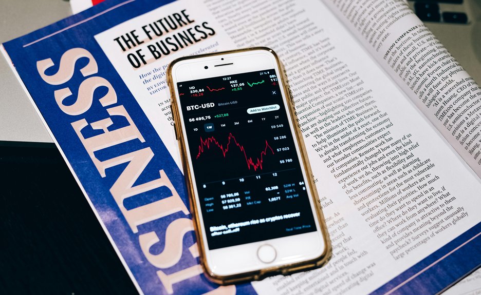 langweilige Zeitschrift über Finanzen